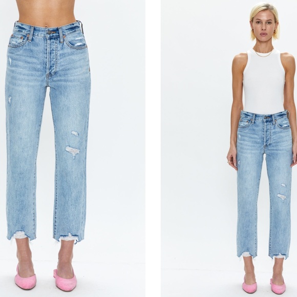 pistola Denim - Pistola Charlie High Rise Straight Ankle